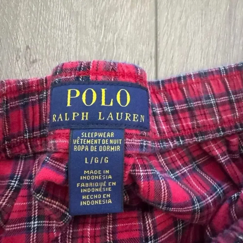 Ralph lauren red plaid flannel